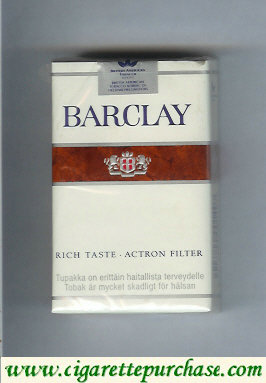 Barclay Rich Taste cigarettes